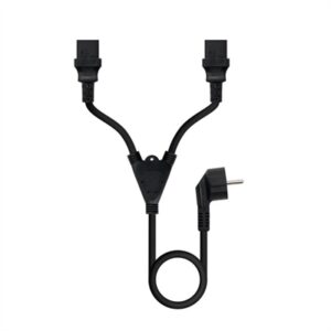 Nanocable Power Cable CEE7/M to 2xC13/H 1.8m