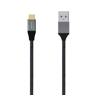 Cabo USB 3.1 Gen2 Alu 3A CM-AM Cinza 2.0M