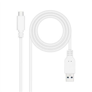 Nanocable USB 3.1 Gen2 USB-C/A 1M White