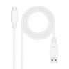 Nanocable USB 3.1 Gen2 USB-C/A 2M White