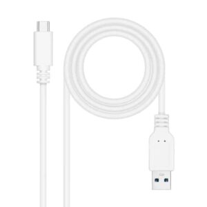 Nanocable USB 3.1 Gen2 USB-C/A 2M White