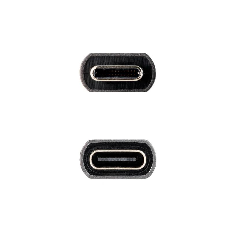 Nanocable USB 3.2 Gen2 USB-C M/M Cable 1.5 M Black Nanocable USB 3.2 Gen2 USB-C M/M Cable 1.5 M Black