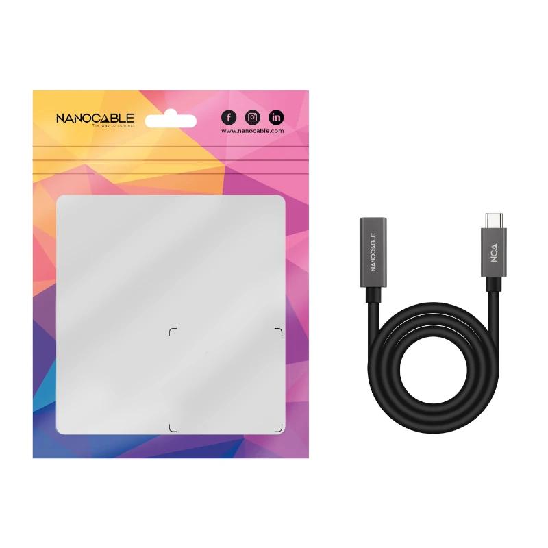 Nanocable USB 3.2 Gen2 USB-C M/M Cable 1.5 M Black Nanocable USB 3.2 Gen2 USB-C M/M Cable 1.5 M Black