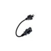 Nanocable Power Cable CPU NEMA-5-15P/M-C13/H 1.5m