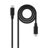 Nanocable USB2.0 3A USB-C/M-USB-C/M Cable 1.5 M