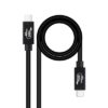 Cabo Nanocable USB4 Gen3x2 40Gbps 240W USB-C 1.8M
