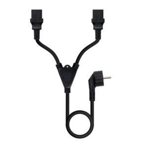 Nanocable Power Cable CEE7-M to 2xC13-H 3 m