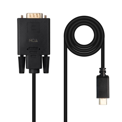 Nanocable USB-C/M to VGA/M Converter Cable 1.8M