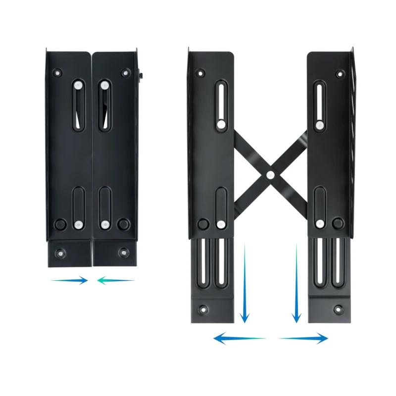 Tooq Black Floor CPU Stand with Wheels Tooq Black Floor CPU Stand with Wheels