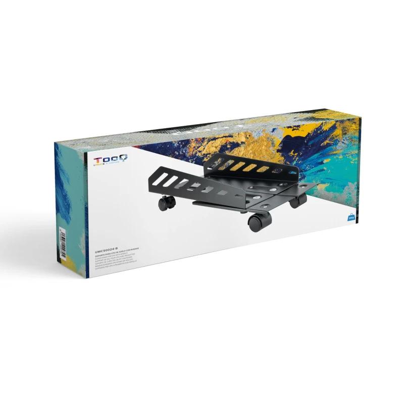 Tooq Black Floor CPU Stand with Wheels Tooq Black Floor CPU Stand with Wheels