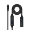 Cabo USB 3.2 amplif. C/M-C/H 10 m Nanocable