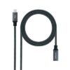 Cabo USB 3.2 GEN2x2 100W C/M-H 1 m Nanocable