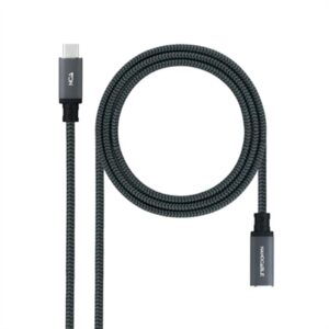 Cabo USB 3.2 GEN2x2 100W C/M-H 1 m Nanocable