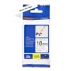 Brother Cinta TzeFX241 Texto Preto/Branco 18mm