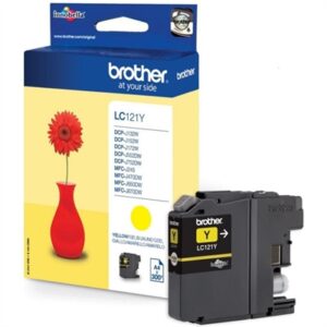 Brother LC121YBP Yellow Cartridge Blister