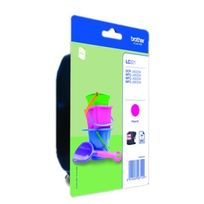 Brother LC221MBP Magenta Cartridge