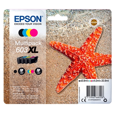 Epson 603XL 4 Colour Multipack Cartridge