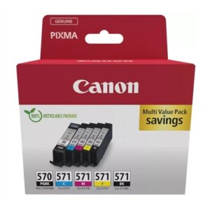 Canon Multipack Ink Cartridge PGI570/CLI571