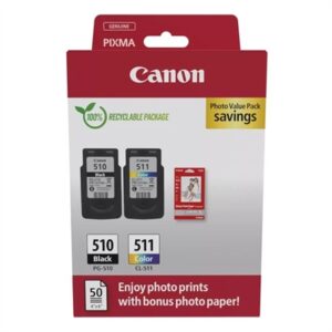 Canon MultiPack Cartridge PG-510/CL511 + paper