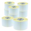Etiquetas Zebra 51mm x 25mm pacote 8 rolos