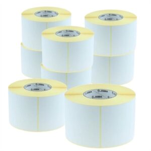 Zebra Rollo Labels 51mm x 25mm pack of 8 rolls