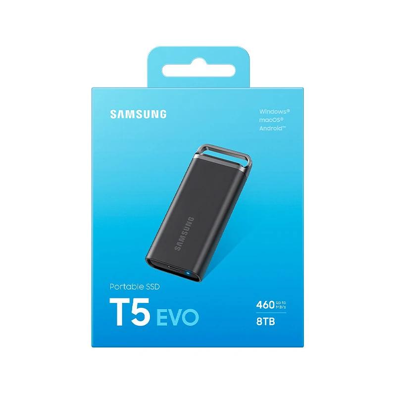 Samsung T5 EVO External SSD 8TB USB 3.2 Gen 1 Samsung T5 EVO External SSD 8TB USB 3.2 Gen 1