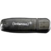 Intenso Lápiz USB 2.0 Rainbow 16GB Preto