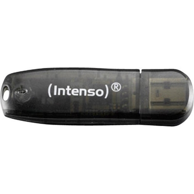 Intenso Lápiz USB 2.0 Rainbow 16GB Preto