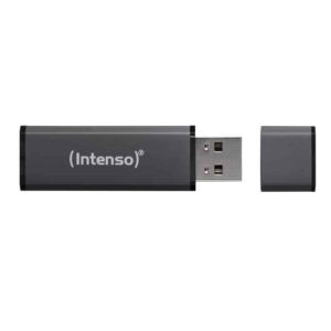 Intenso 3521491 USB 2.0 Aluminium 64GB Anthracite Pen Drive
