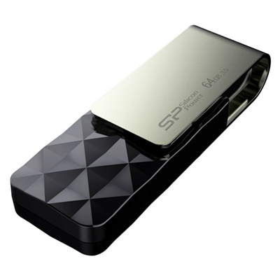 SP USB Flash Drive Blaze B30 USB 3.1 Gen1 64GB Black