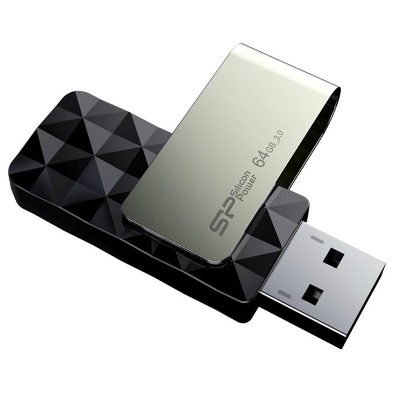 SP USB Flash Drive Blaze B30 USB 3.1 Gen1 64GB Black SP USB Flash Drive Blaze B30 USB 3.1 Gen1 64GB Black