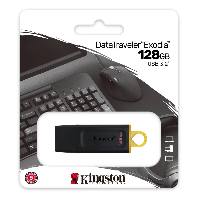 Kingston DataTraveler DTX 128GB USB 3.2 Gen1 Preto Kingston DataTraveler DTX 128GB USB 3.2 Gen1 Preto