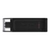 Kingston DataTraveler DT70 64GB USB C 3.2 Preto
