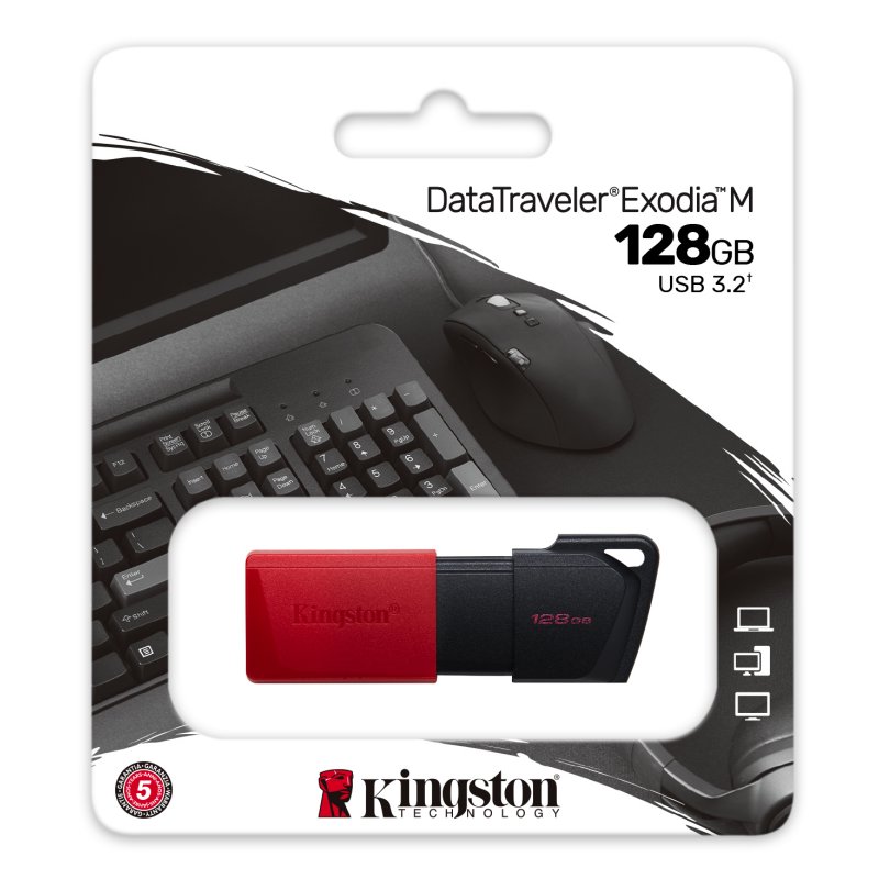 Kingston DataTraveler DTXM 128GB USB 3.2 Gen1 Red Kingston DataTraveler DTXM 128GB USB 3.2 Gen1 Red