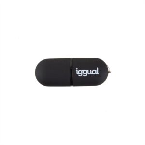 iggual USB 2.0 Pen Drive 16GB PEN16 black with cap