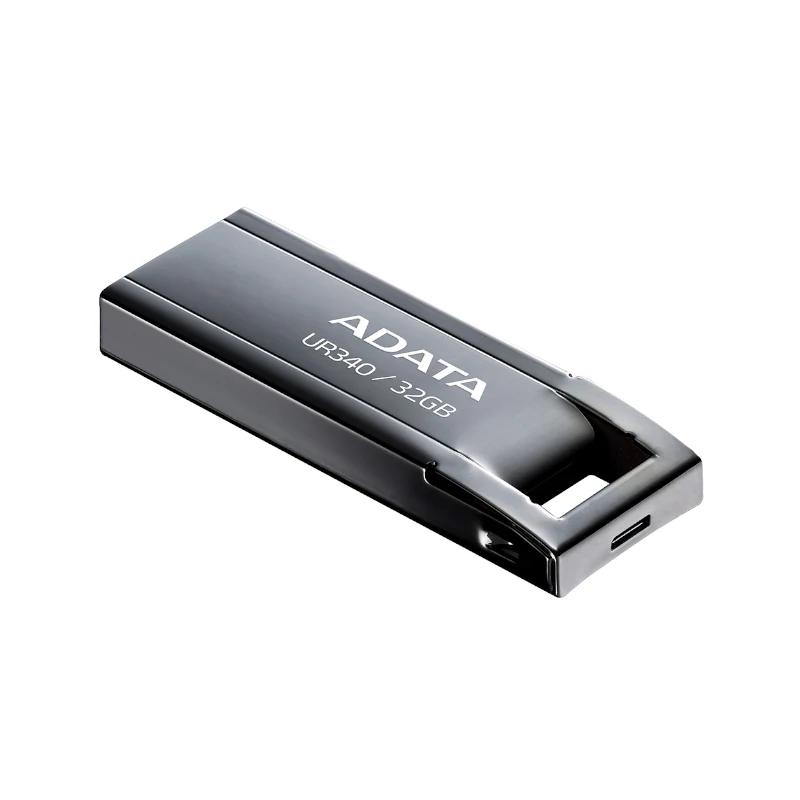ADATA UR340 32GB USB 3.2 Metal Black USB Flash Drive ADATA UR340 32GB USB 3.2 Metal Black USB Flash Drive