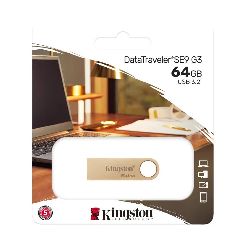 Kingston DataTraveler SE9 G3 64GB USB 3.2 Gen1 Kingston DataTraveler SE9 G3 64GB USB 3.2 Gen1
