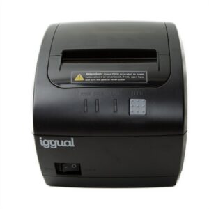 iggual TP7001 USB+RJ45 thermal printer black