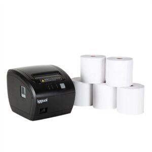 iggual Thermal Printer Kit TP7001 + 5 Rolls