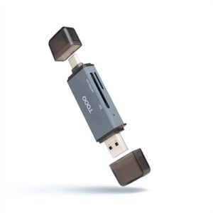Tooq TQR-3001G USB3.0 Card Reader (USB-C+USB-A) SD/TF