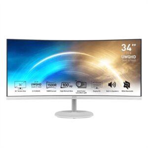 MSI MP341CQW 34" Curved UWQHD Monitor VGA HDMI