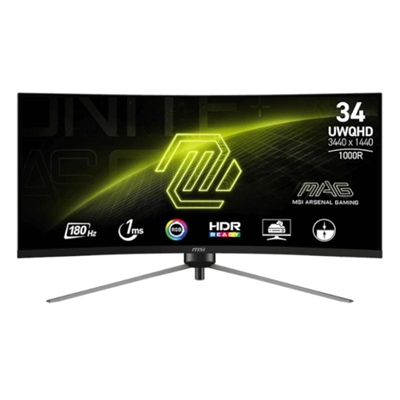 Monitor MSI MAG345CQR 34" Gaming WQHD 180Hz DP HDMI C