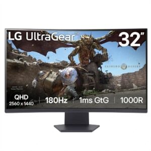 LG 32GS60QC-B 32" Monitor 180h 1m DP 2xHDMI MM cu