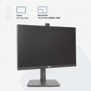 iggual 23.8" IPS FHD Monitor 100Hz VGA HDMI webcam