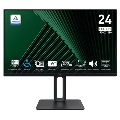 Monitor MSI MP245PG 23.8" 100h VGA HDMI DP AA MM