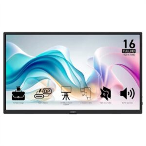 MSI MP165 E6 Portable 15.6" IPS FHD Monitor USBc MM