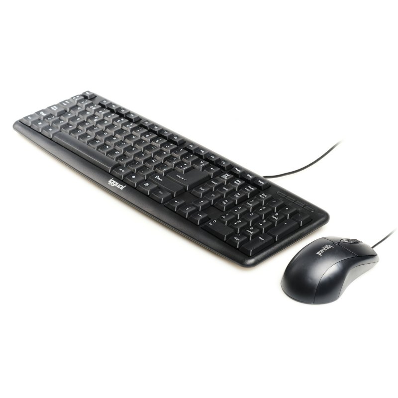 iggual Keyboard and Mouse Kit COM-CK-BASIC black iggual Keyboard and Mouse Kit COM-CK-BASIC black