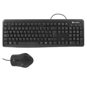 Coolbox USB Wired Keyboard + Mouse Kit