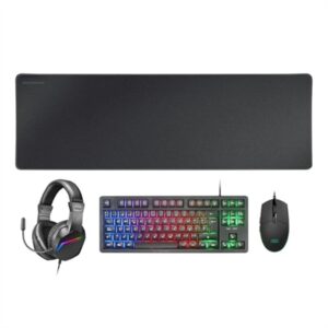MARS GAMING 4EN1 Gaming Combo MCP-RGB3 Black