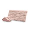 KIT NGS TECLADO E RATOS MULTIFUNCIONAL RECARREGÁVEL ROSA